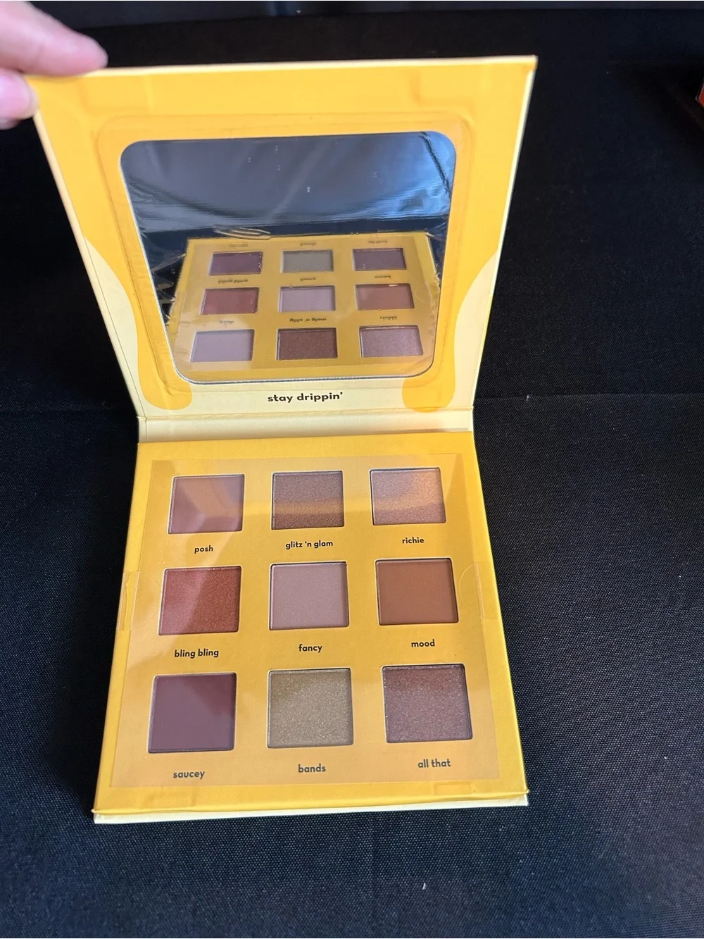 Crème Shop Yellow Drippin' eyeshadow palette